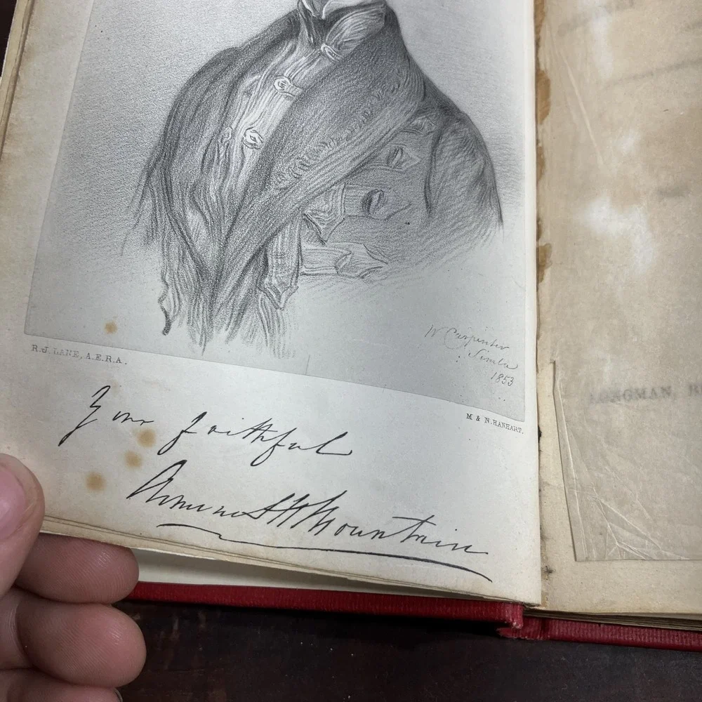 Vintage Memoirs and Letters Colonel Armine S H Mountain 1857 England Hardcover